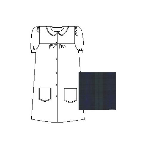 A-line Smock White Collar