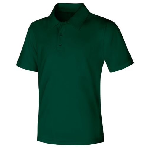 Classroom Moisture Wicking Short Sleeve Polo Hunter Green