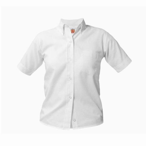 Girls Oxford SS Youth White (4-16)