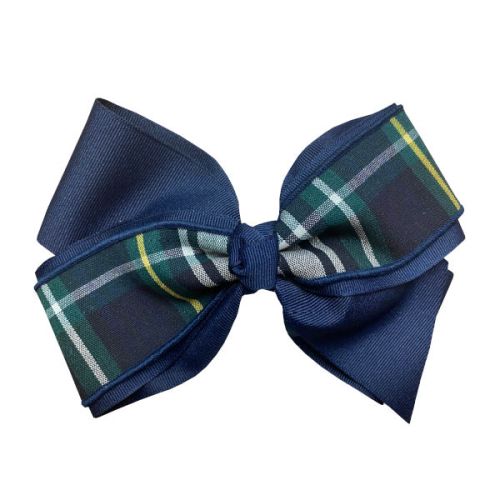 Large Four-Loop Bow w/Plaid