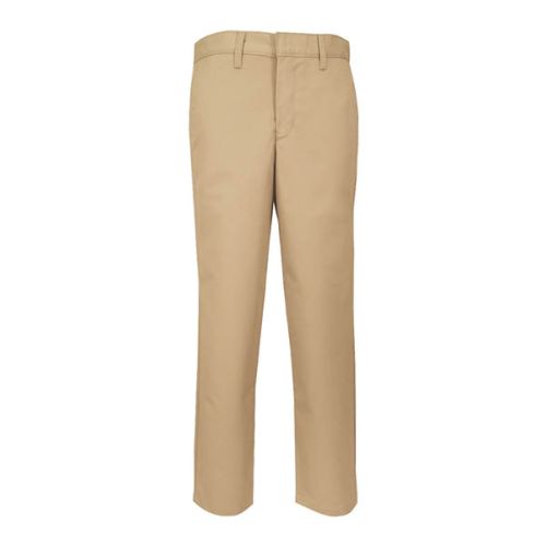BOYS MVP Flex Twill Flat Front Pant Khaki Husky