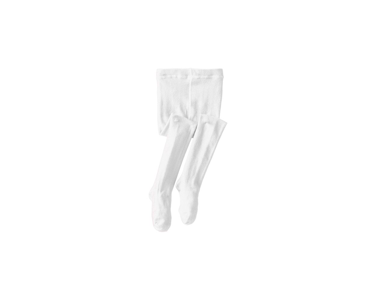 Seamless Organic Cotton Tights White