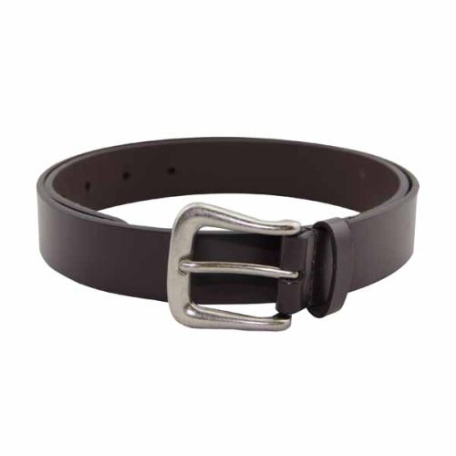 Smooth Leather Belt Brown