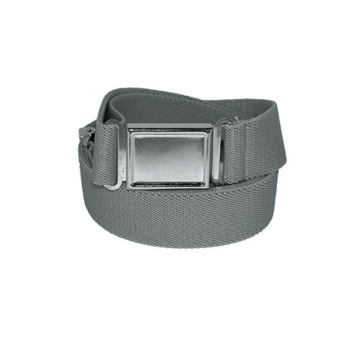 Elastic Belt with Magnetic Buckle Grey 