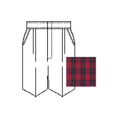 Girls Plaid Walkshort Half (Extra Long)