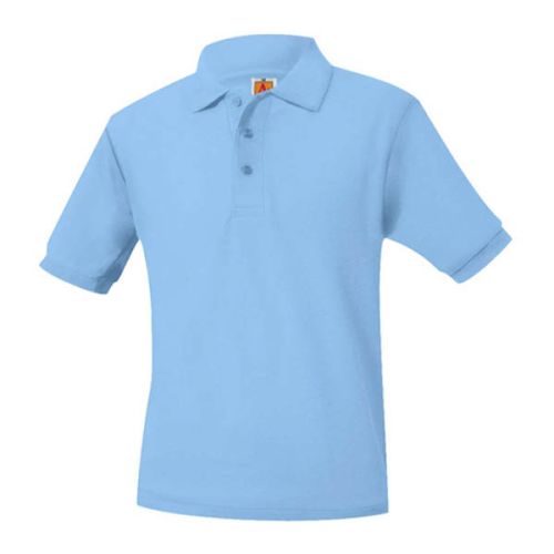 SAM Light Blue Polo Youth 