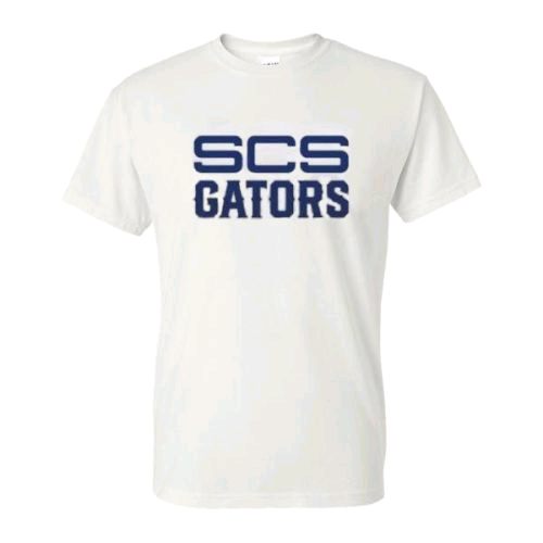 SCS White Cotton PE Shirt