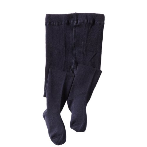 Seamless Organic Cotton Tights Navy