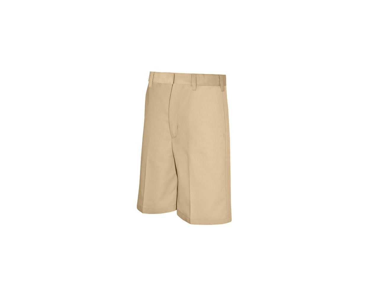Boys Flat Front Short Khaki Husky