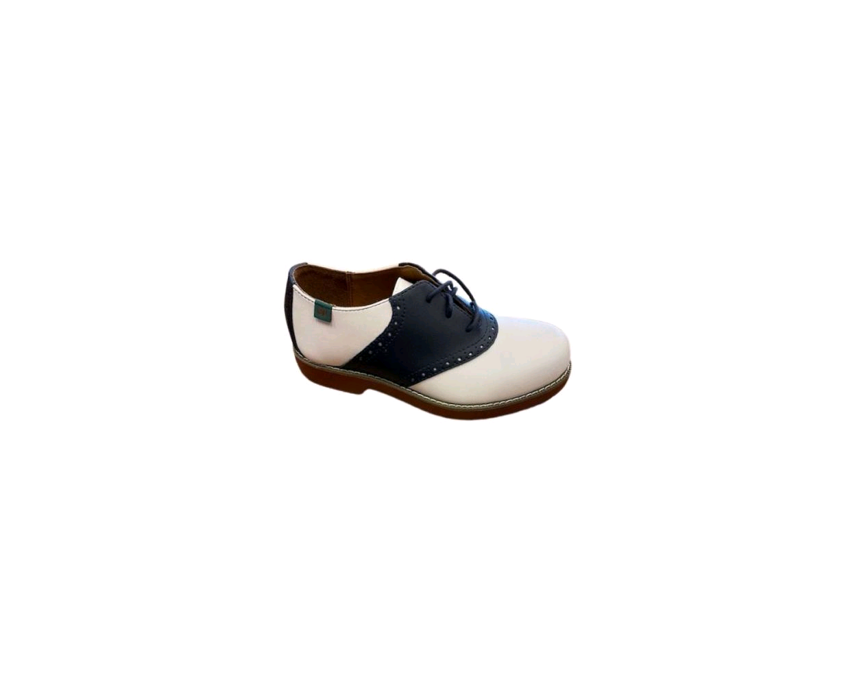 Navy and White Saddle Oxford Children s Sizes