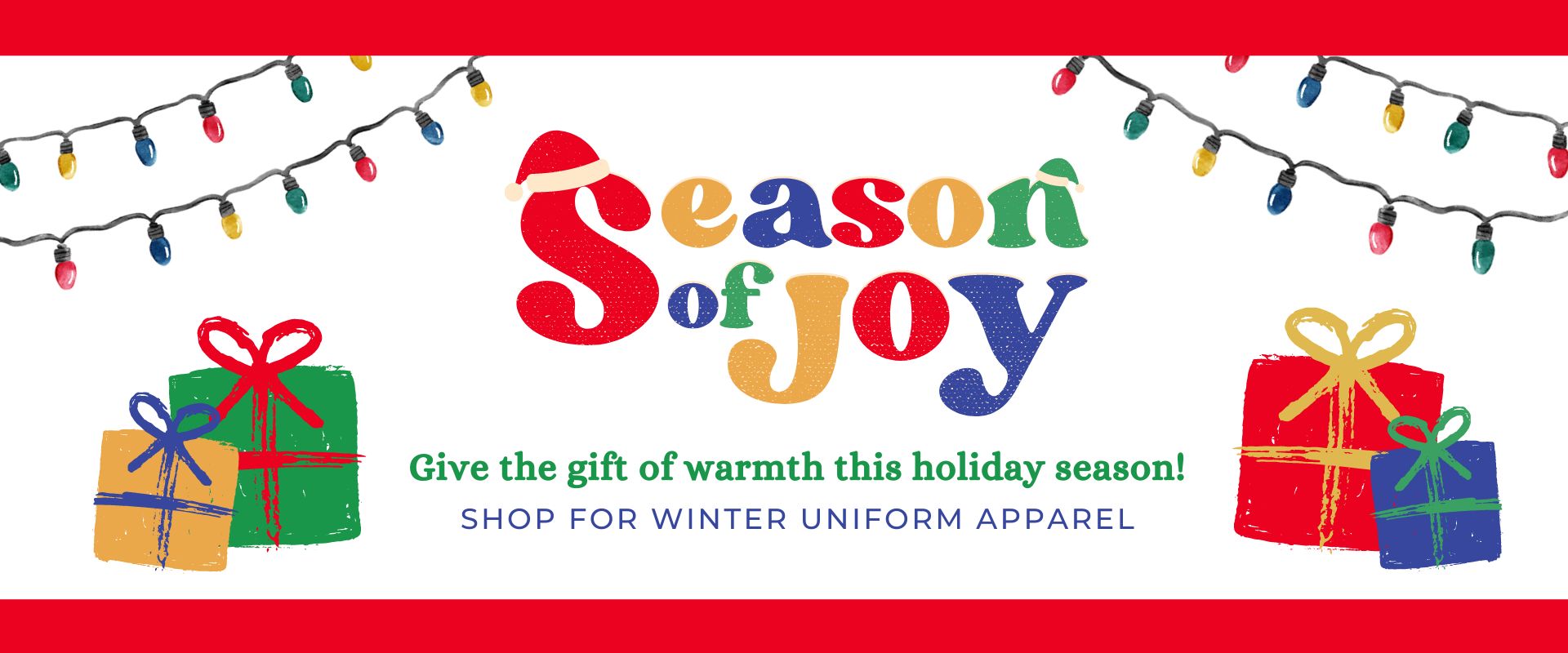Shop for winter uniform apparel.